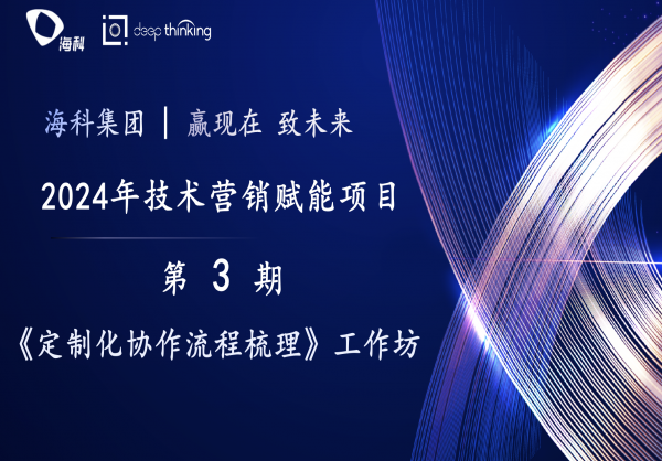 海科集团2024技术营销专业能力深化项目第3期——定制化协作流程梳理工作坊