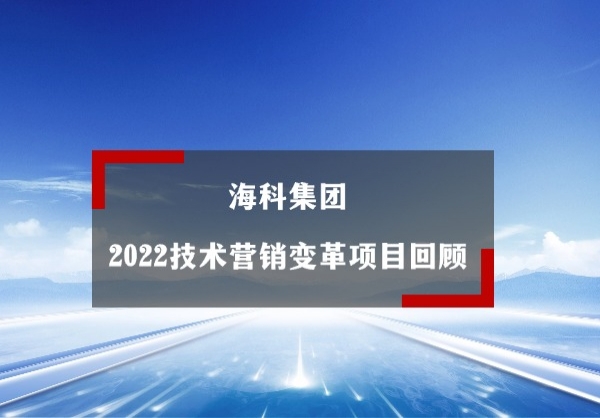 2022年海科技术营销变革项目回顾